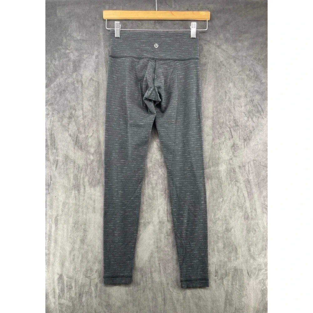 Lululemon Align Leggings Women's Size 4‎ Gray Heathered High Rise Yoga Pants
